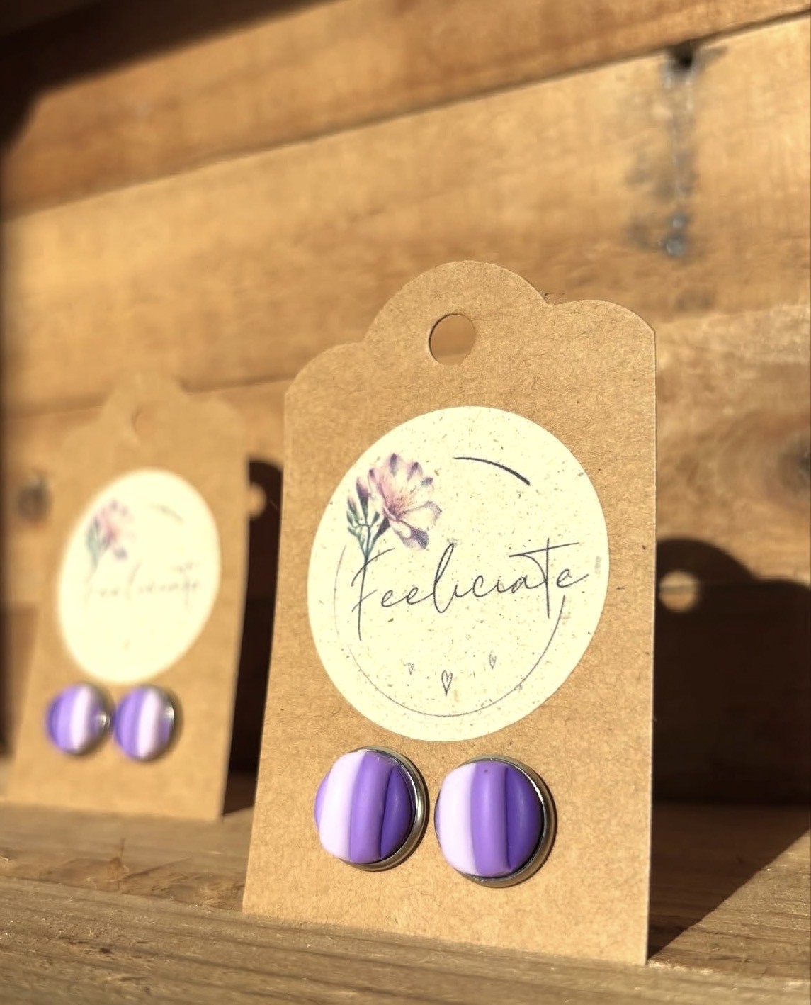 Ohrringe Stecker Stern goldfarben